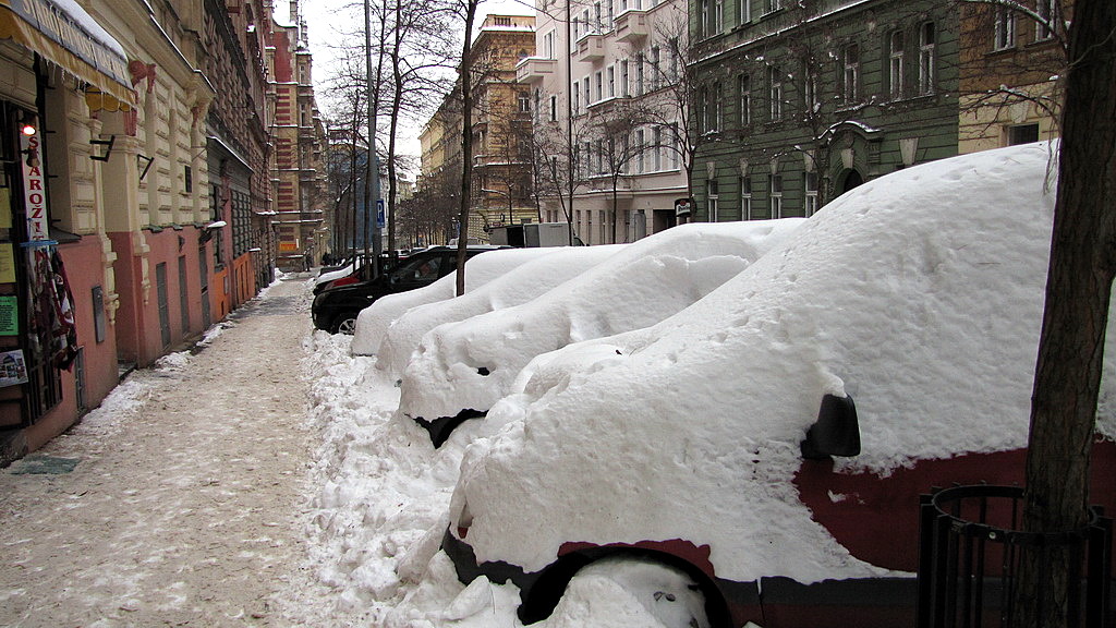 Зима в Праге